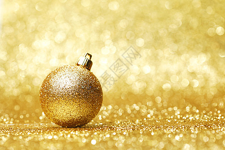 金金圣诞舞会火花装饰风格黄色假期灯泡装饰品新年辉光金子图片