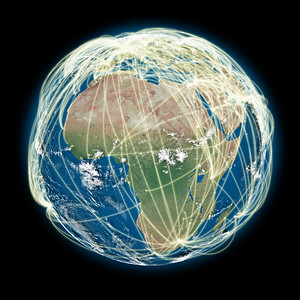 连接世界的非洲观点图片