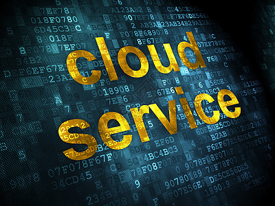云层技术概念 关于数字背景的云服务公司图片