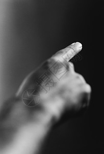 手指 (b&w) (特写)图片