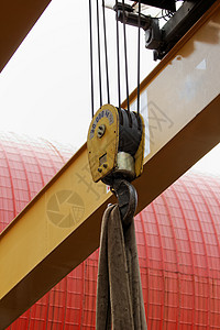 工业起重钩建筑学建筑建造技巧缆绳吊车工作钢丝绳起伏工程图片