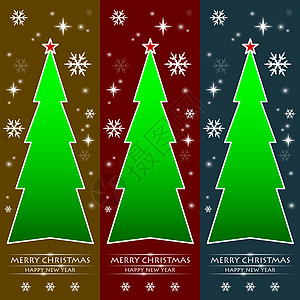 圣诞树时间星星红色季节性节日白色插图假期棕色庆典图片