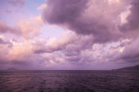 夜夜天空天气天堂墙纸海滩假期日落晴天海洋季节场景图片