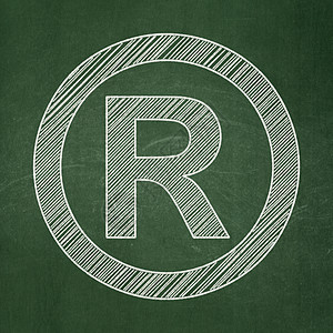 法律概念 登记在黑板背景上执照数据粉笔作者学习权利商业法庭课堂商标图片