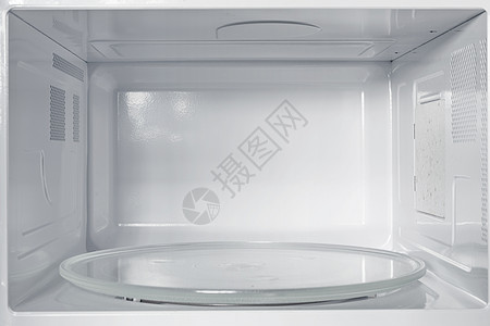 微波炉的里面厨具用具白色厨房工具烤箱电子转盘家庭微波图片