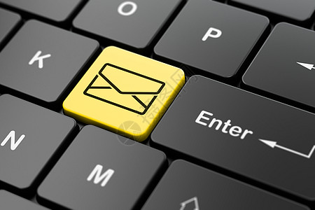 红包图标在电脑键盘背景上的商业概念电子邮件邮件公司金融伙伴钥匙营销网络成功交易邮政背景
