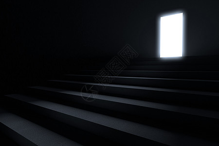 在黑暗中走向光明的步伐脚步数字领导阴影计算机绘图楼梯图片