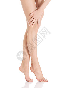 平滑 剃光了女人的腿保养剃须女性卫生组织治疗福利女士脱毛皮肤图片