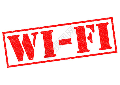 WI-FI 橡胶邮票图片