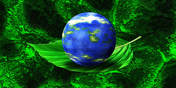 绿色地球生态学蓝色叶子生物植物世界环境小说插图想像力科学图片