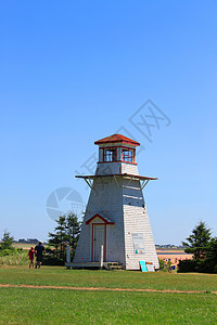 Cabot海滩灯塔海事支撑建筑晴天流浪者航海公园建筑学旅游旅行图片