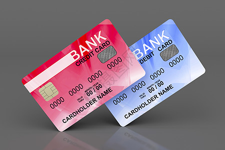 信用卡和借记卡现金支付银行销售量金融商业卡片购物芯片款机图片