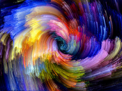 色彩多彩的安排墙纸色迹光谱创造力笔触漩涡作品想像力渲染帆布图片