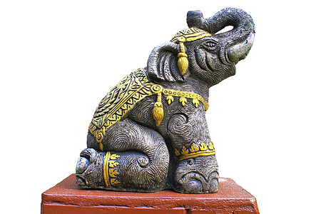 大象雕像寺庙艺术工匠野生动物装饰力量数字荒野架构雕刻图片