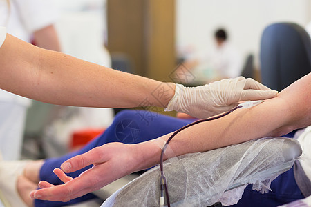 护士和捐血的献血者药品医院保健手套康复血液学卫生实验室输血病人图片