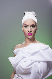 White Q 白皇后红色女士白色创造力女孩魅力绿色化妆品艺术工作室图片