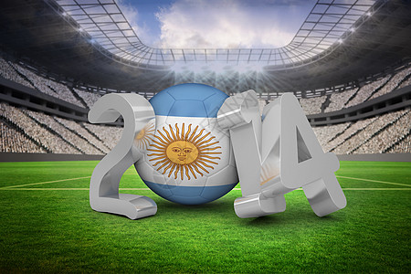 2014年阿根廷世界杯杯子插图绿色体育场数字国际闲暇全球世界沥青图片