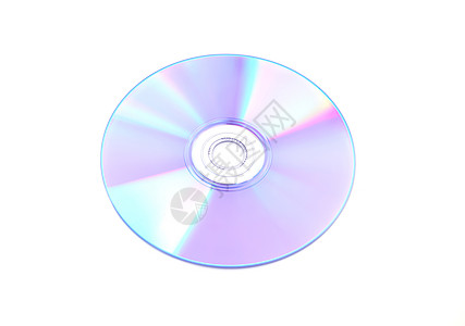 白色背景的 cd反射射线音乐空白蓝色蓝光技术软件记录袖珍图片