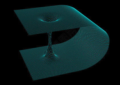 虫洞模型曲线涡流天体科学悬崖几何学危险深渊扫描漩涡图片