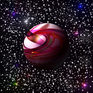 红星球辉光插图世界蓝色地球星座外星人科学天文学紫色图片