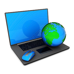 笔记本电脑 平板电脑和智能手机技术互联网灰色商业绿色行星键盘蓝色屏幕空白图片