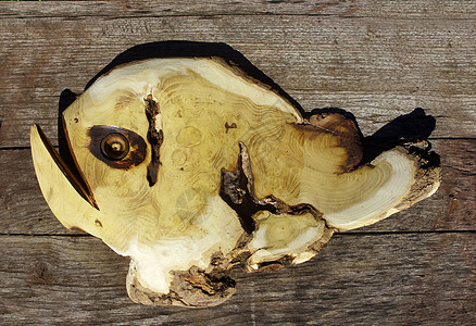 木鱼海洋动物棕色雕像乡村雕刻艺术木头图片