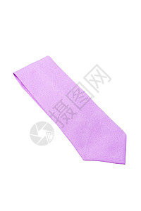 平纯紫色商业颈领带男性脖子套装衣柜衣领白色纺织品织物丝绸衬衫背景图片