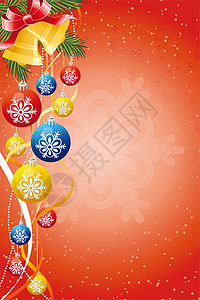 圣诞节星星丝带庆典薄片雪花计算机新年季节假期插图图片