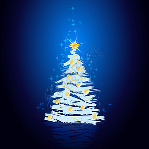 圣诞节背景创造力庆典雪花假期季节星星插图背景图片