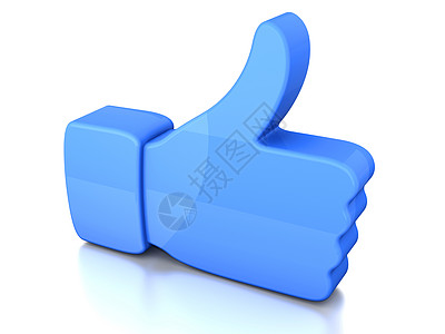 大拇指手势营销按钮插图互联网社区网络拇指手指验证图片