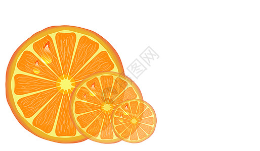 橙片果汁广告团体圆形黄色食物墙纸热带标识水果图片