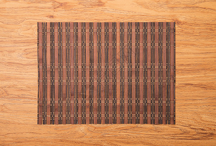 竹子地垫甲板木板广告海报餐垫木头桌子展示剪辑小册子图片