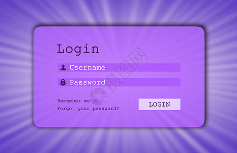 登录界面  用户名和密码紫色宏观用户日志展示防火墙元素电脑账号邮件背景