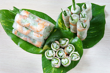 越南菜 果瓜 沙拉卷竹子食品辣椒食物零食春卷减肥花生旅行猪肉图片