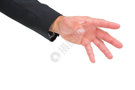 商务人士握手伸出援手手势商业公司衬衫套装职业人士商务图片