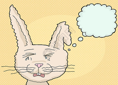 苏比卡通兔子背景图片