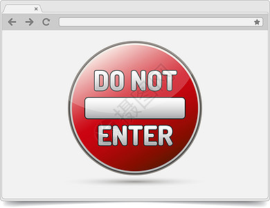 以 Do not Ent 的白色背景简单打开浏览器窗口软件标签地址界面技术网络商业电脑窗户阴影图片