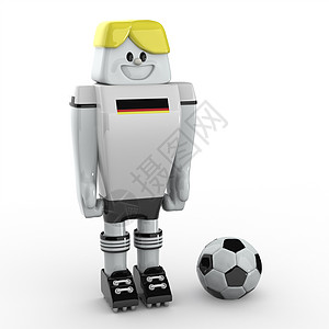 3D 足球运动员男生冠军国际锦标赛衬衫运动团队游戏玩家微笑图片