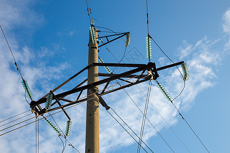 高压输电线塔图片