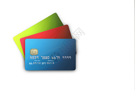 信用卡和银行卡银行业支付引脚蓝卡芯片财政信用债务水平财富背景图片