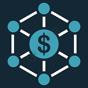 24孝图方案图标 来自现金团体字形项目制度网络货币硬币链接组织背景