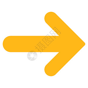 向右箭头图标网站菜单黄色运动路标字形指针指标控制用户图片