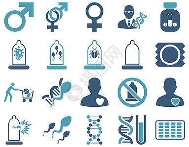 医疗图标集代码援助科学家男性橡皮细胞女士螺旋孩子们生物图片