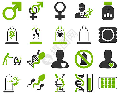 医疗图标集救护车生物药品小瓶螺旋技术防病毒购物车橡皮避孕套图片
