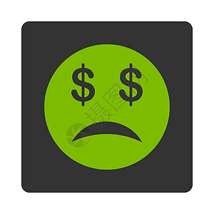 破产斯麦笑图标情感金融预算表情经济衰退帐户压力正方形危机符号图片