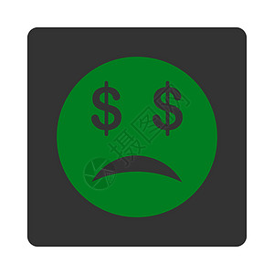 破产斯麦笑图标笑脸金融表情储蓄压力债务投资经济预算情绪图片