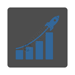 启动开始销售图标发射基金进步公司按钮战略收益投资成功火箭图片