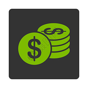 美元硬币图标投资平衡薪水支付金子字形基金银行信用商业图片