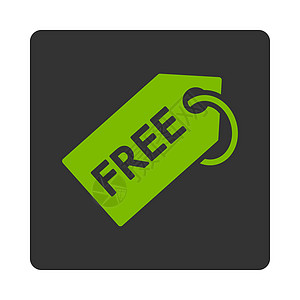 Free标签图标按钮零售商业销售礼物圆形展示免费价格正方形图片
