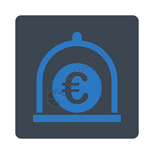 欧元标准图标资本投资基金商业按钮防腐剂现金储物柜收益保险箱图片